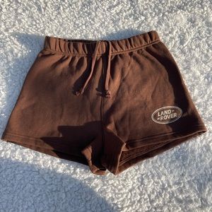land rover sweat shorts